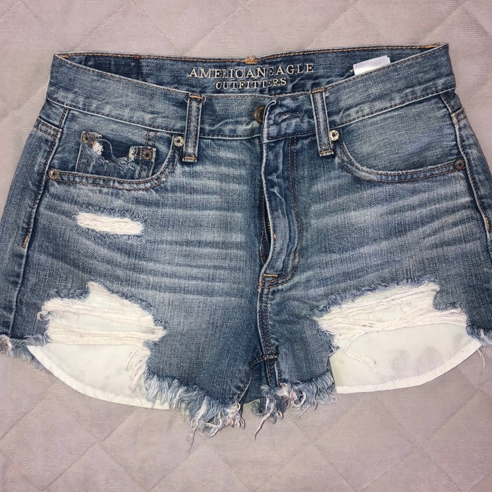 American eagle jean shorts